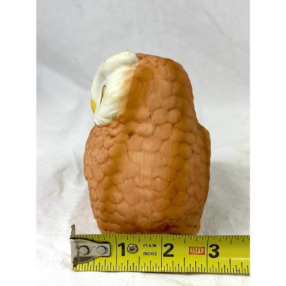 Charming Vintage Owl Ceramic Candle Holder - Glows with Magical Ambiance - Picture 9 of 9